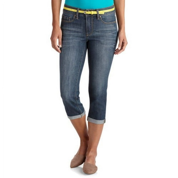 Faded Glory Jean Capri Size 14 - Picture 1 of 7